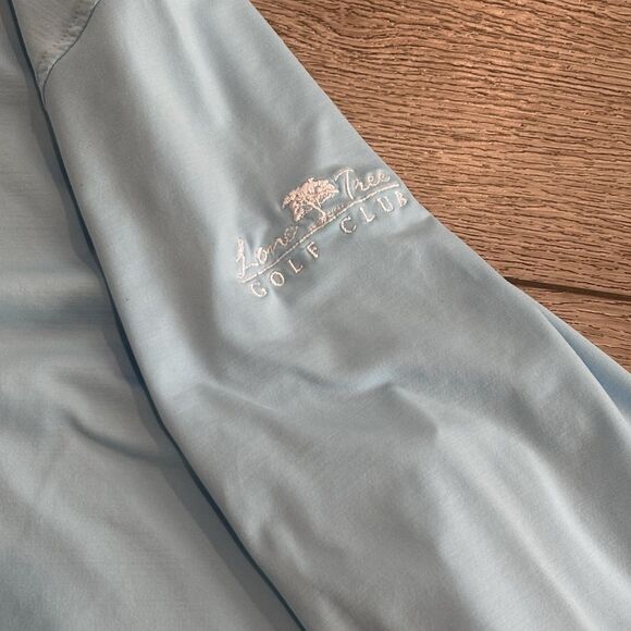 FootJoy Golf Sweater Mens Large Blue 1/4 Zip Pullover Stretch Preppy Athletic - Picture 6 of 9